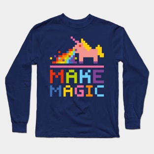 Make magic drunk unicorn Long Sleeve T-Shirt